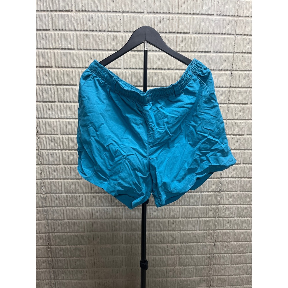 Columbia Sportswear Mens XL Teal‎ Blue Nylon Mesh Lined Swim Trunks Shorts